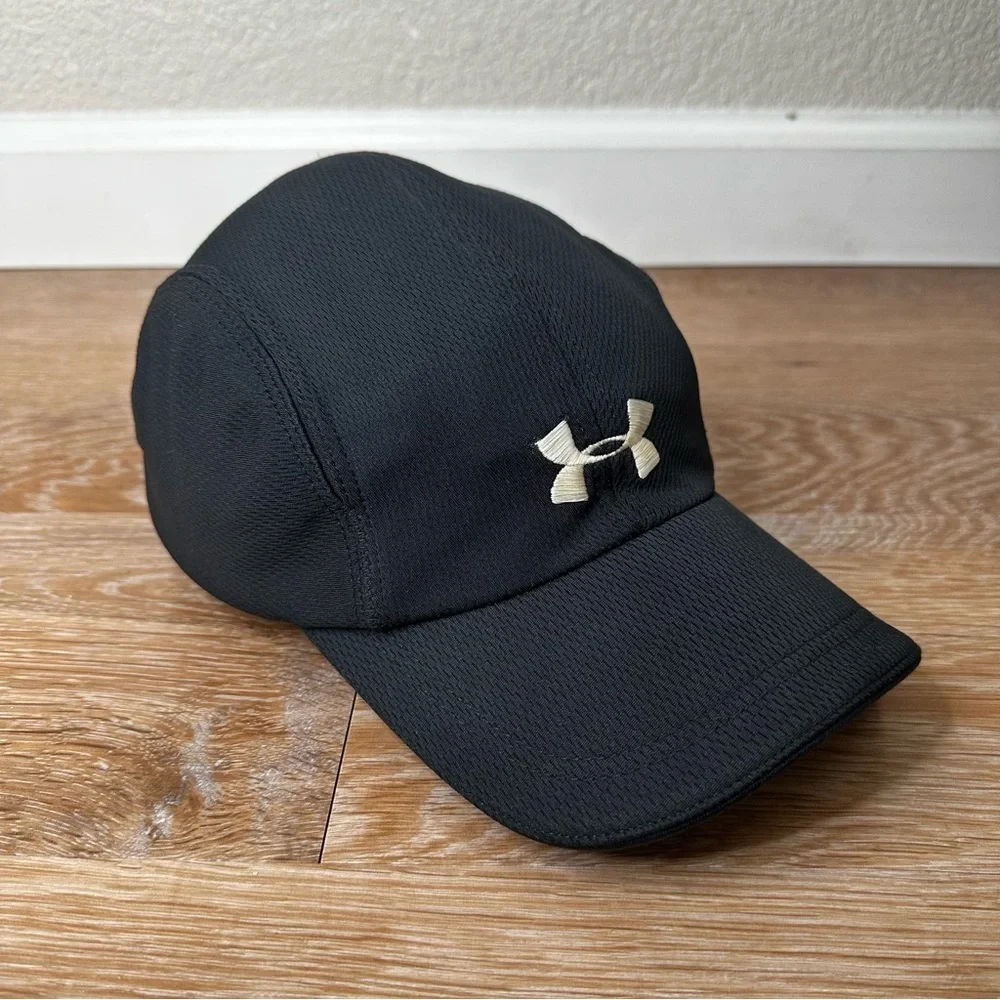 Under Armour Embroidered Black Women's Athletic Cap Hat, OS